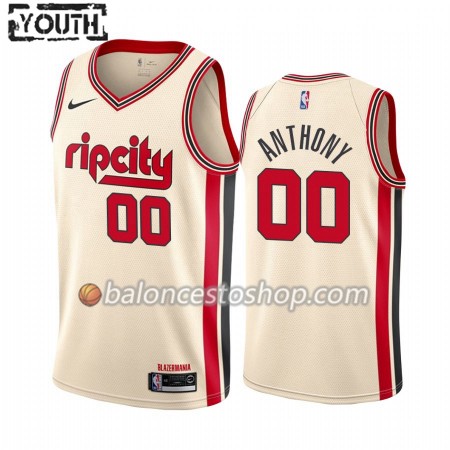 Camiseta Niños NBA Portland Trail Blazers Carmelo Anthony 00 2019-20 Nike City Edition Swingman